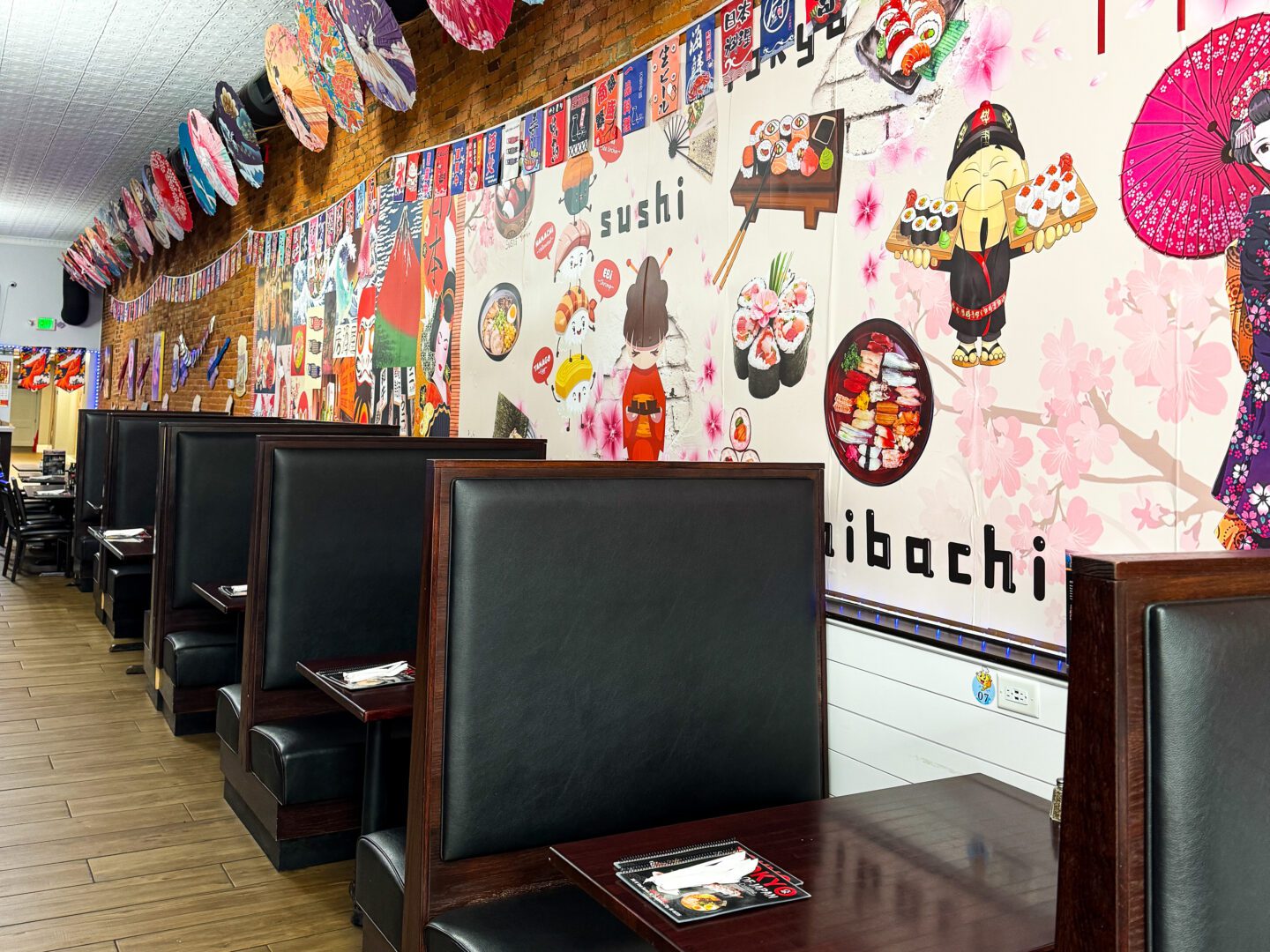 Dining area at Tokyo Restaurant